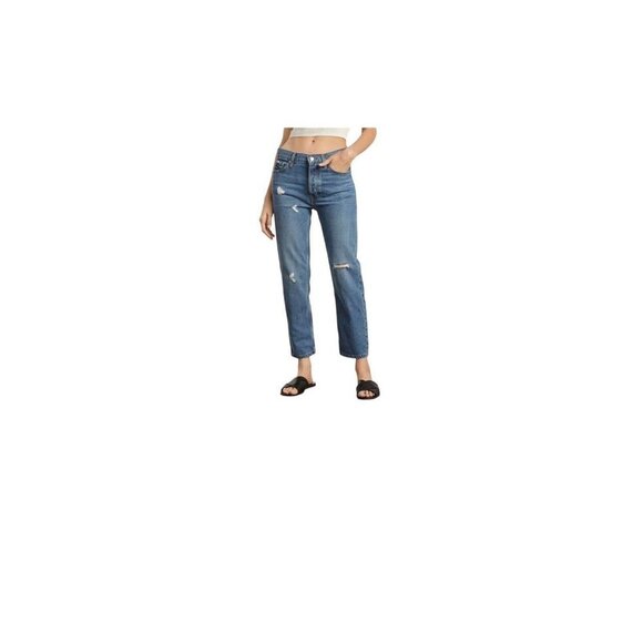 Everlane Womens The Summer Jean Distressed Straight Leg Size 28 - Picture 1 of 8